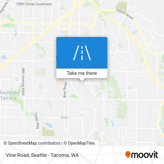 Vine Road map