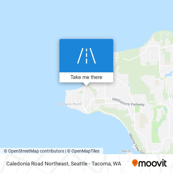 Mapa de Caledonia Road Northeast