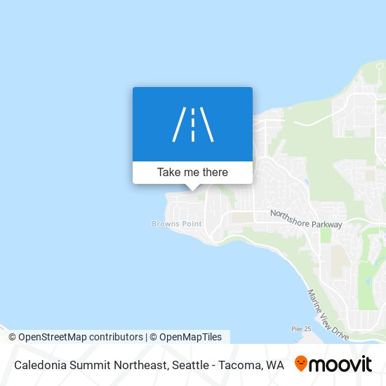 Caledonia Summit  Northeast map