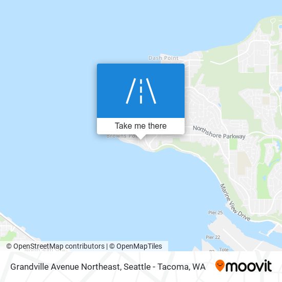 Mapa de Grandville Avenue Northeast