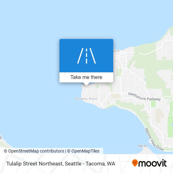 Mapa de Tulalip Street Northeast