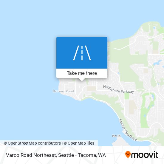 Varco Road Northeast map