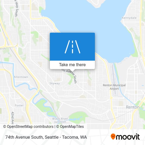 Mapa de 74th Avenue South