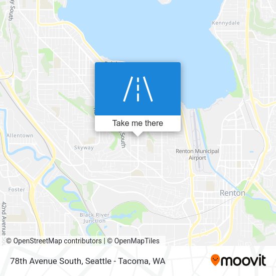 78th Avenue South map