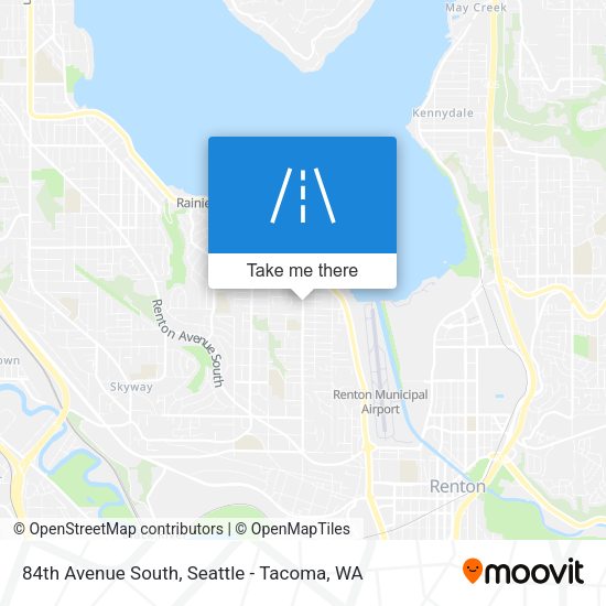84th Avenue South map