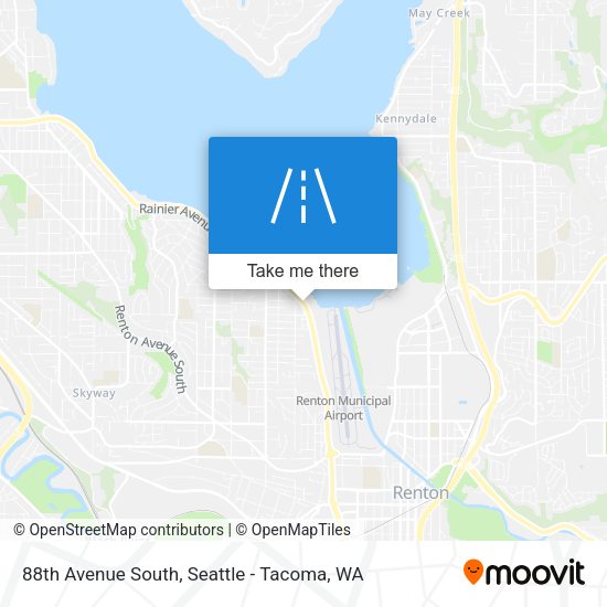 88th Avenue South map