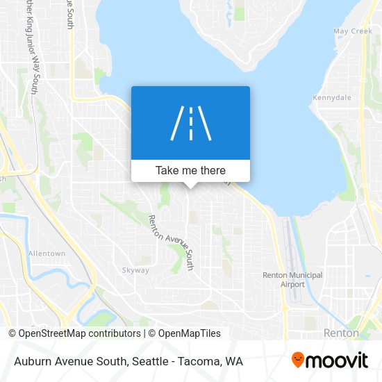 Mapa de Auburn Avenue South