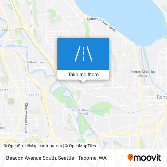 Beacon Avenue South map