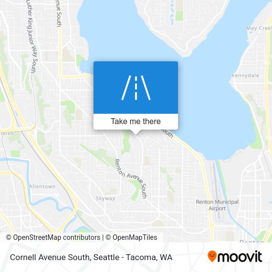 Mapa de Cornell Avenue South