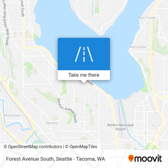 Mapa de Forest Avenue South