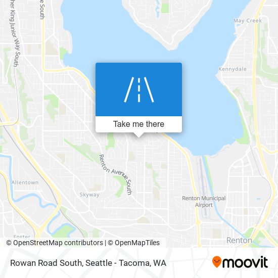 Mapa de Rowan Road South