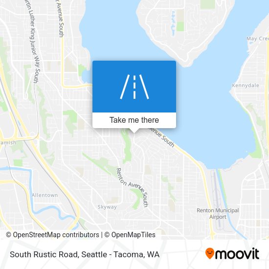 South Rustic Road map