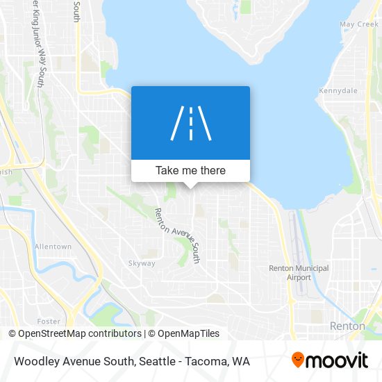 Woodley Avenue South map