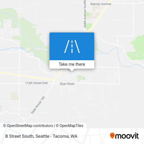 Mapa de B Street South