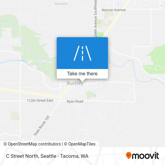 C Street North map