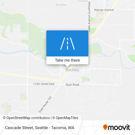 Cascade Street map