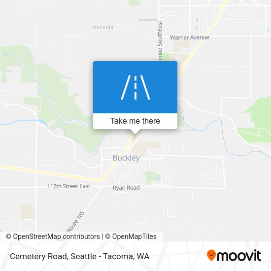 Mapa de Cemetery Road
