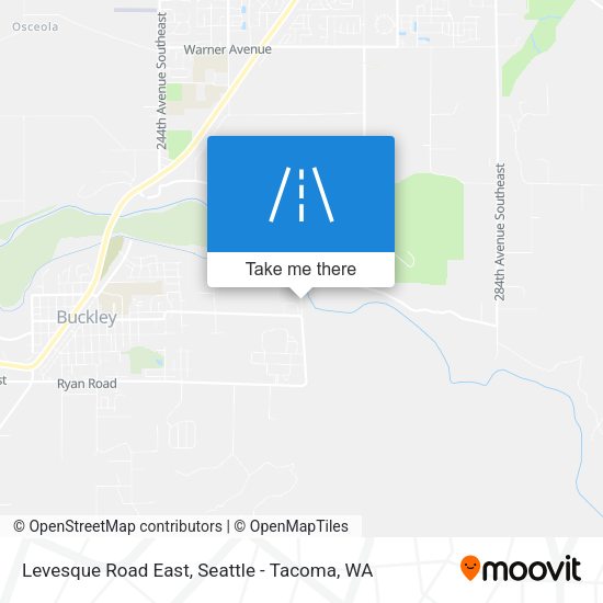 Levesque Road East map