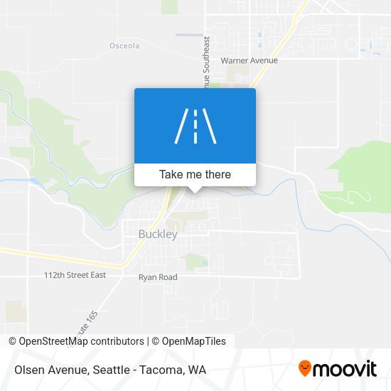 Olsen Avenue map