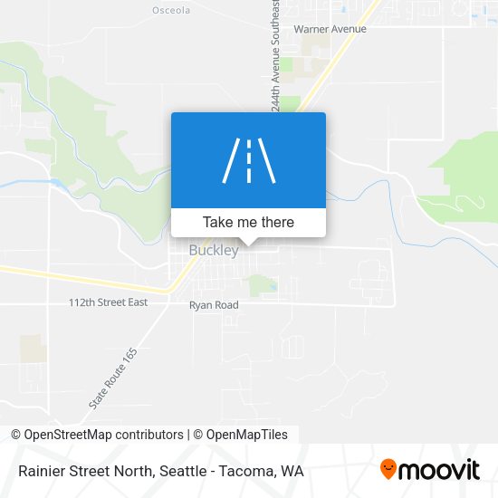 Rainier Street North map