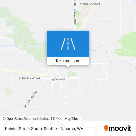 Rainier Street South map