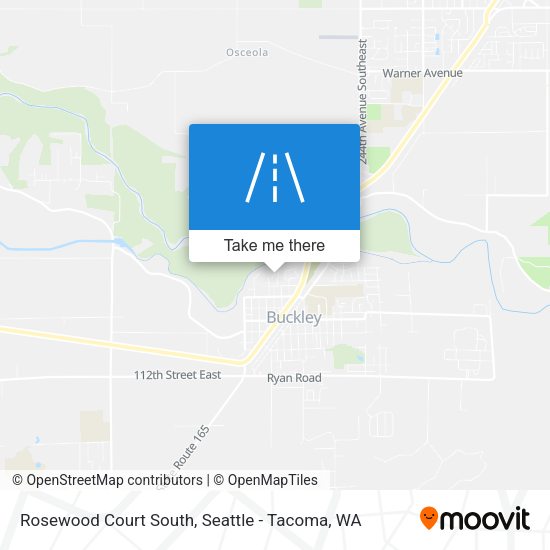 Mapa de Rosewood Court South