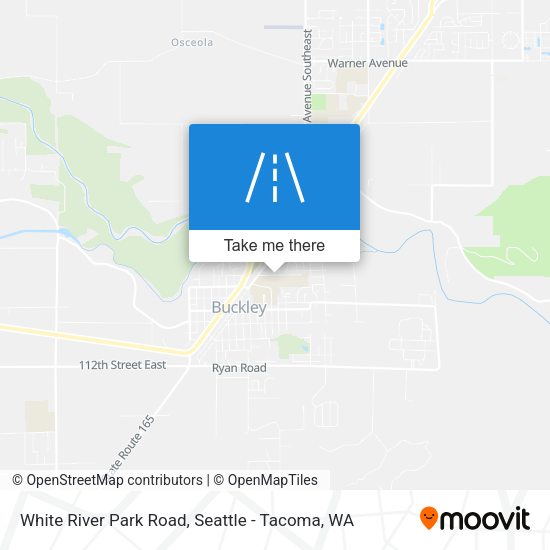White River Park Road map