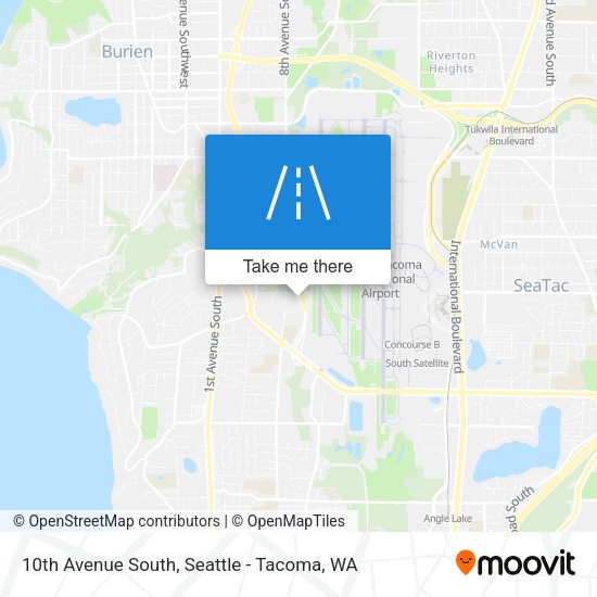 Mapa de 10th Avenue South