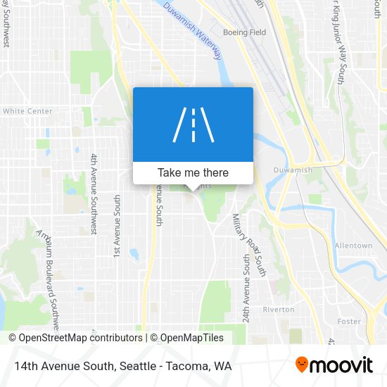 Mapa de 14th Avenue South