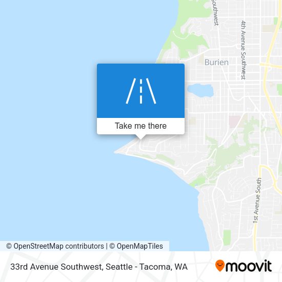 Mapa de 33rd Avenue Southwest