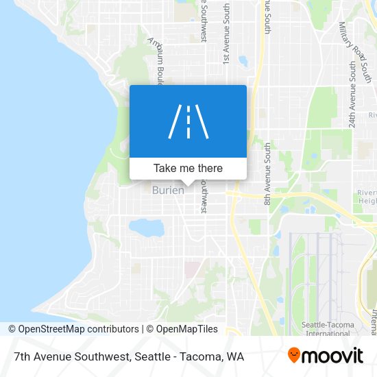 Mapa de 7th Avenue Southwest