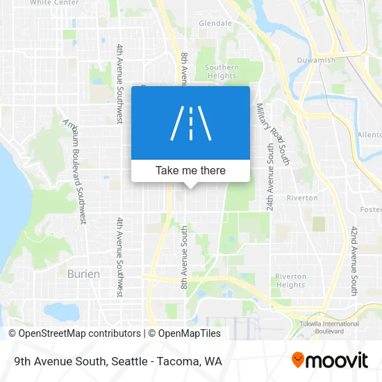 Mapa de 9th Avenue South
