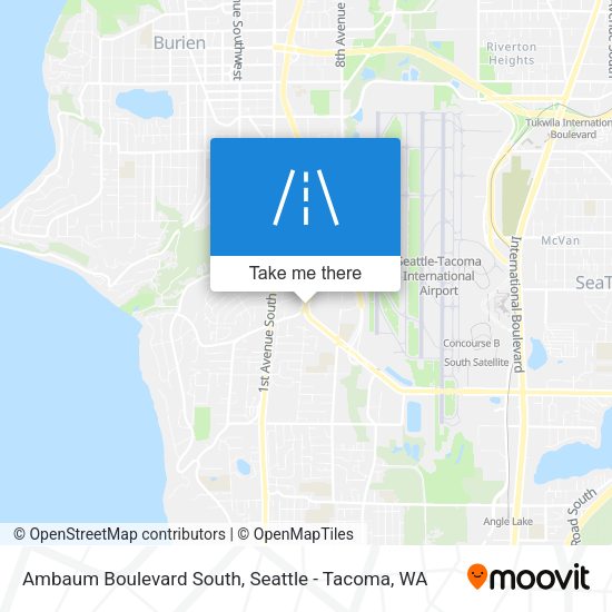 Ambaum Boulevard South map