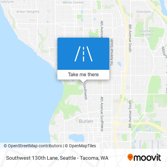 Southwest 130th Lane map