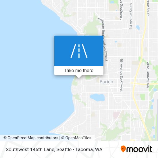 Mapa de Southwest 146th Lane