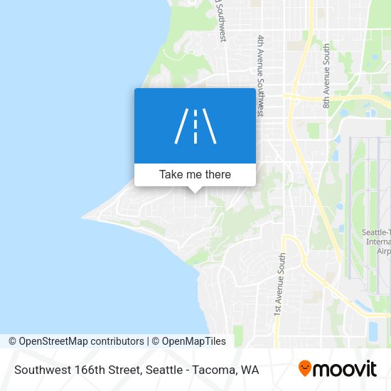 Mapa de Southwest 166th Street