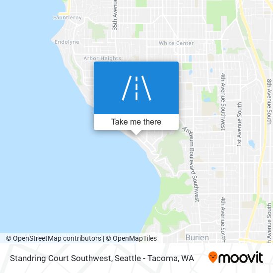 Standring Court Southwest map