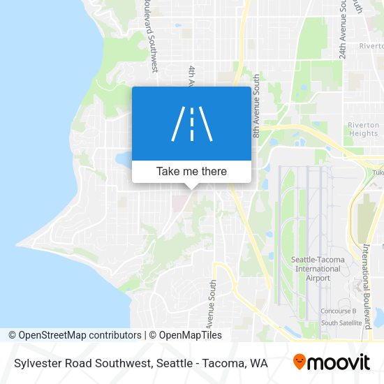 Sylvester Road Southwest map