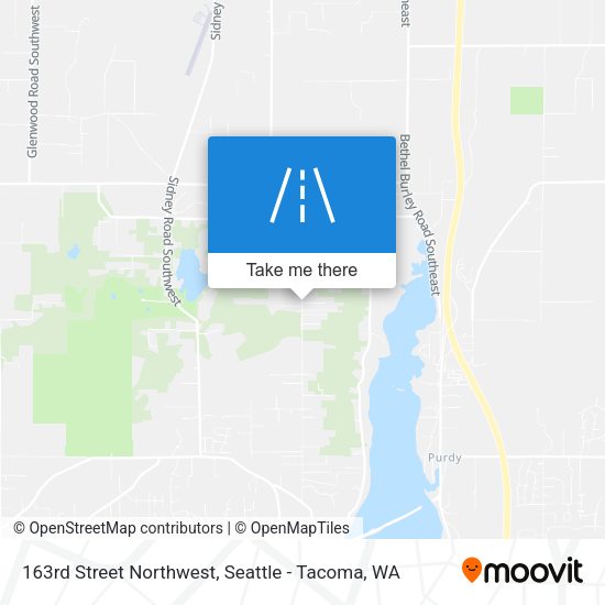 163rd Street Northwest map