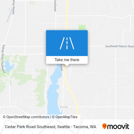 Mapa de Cedar Park Road Southeast