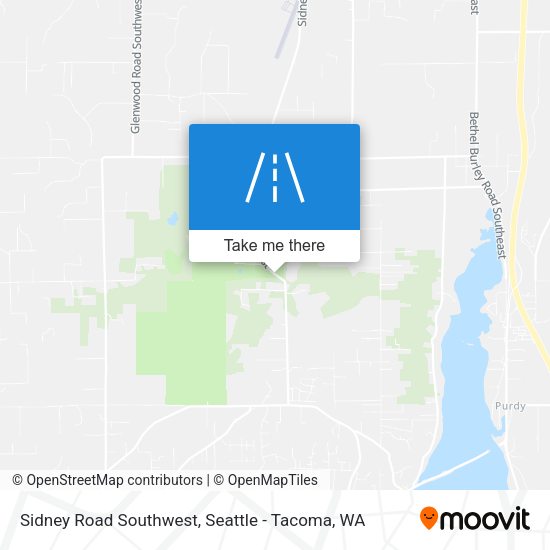 Mapa de Sidney Road Southwest