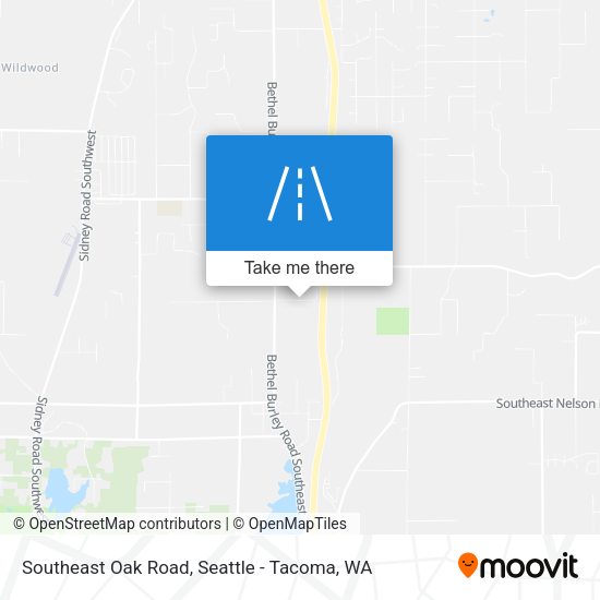 Mapa de Southeast Oak Road