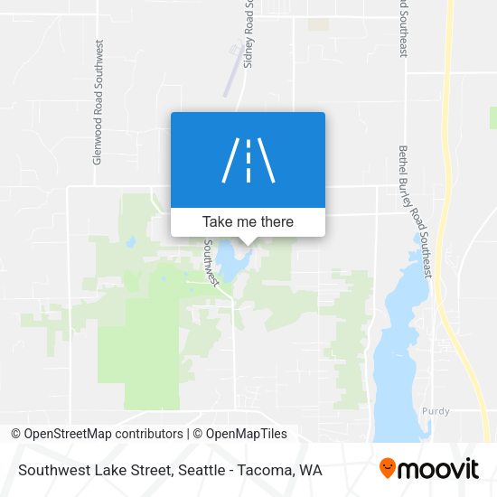 Mapa de Southwest Lake Street