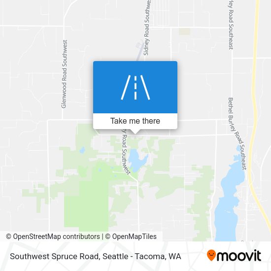 Mapa de Southwest Spruce Road