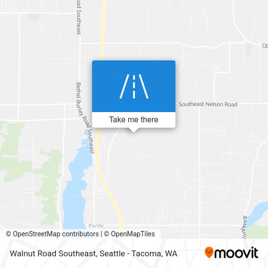 Mapa de Walnut Road Southeast