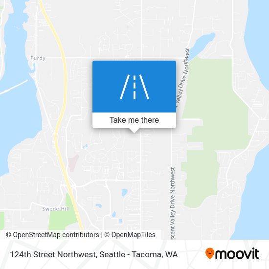 124th Street Northwest map