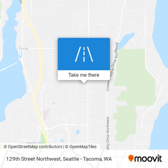 Mapa de 129th Street Northwest