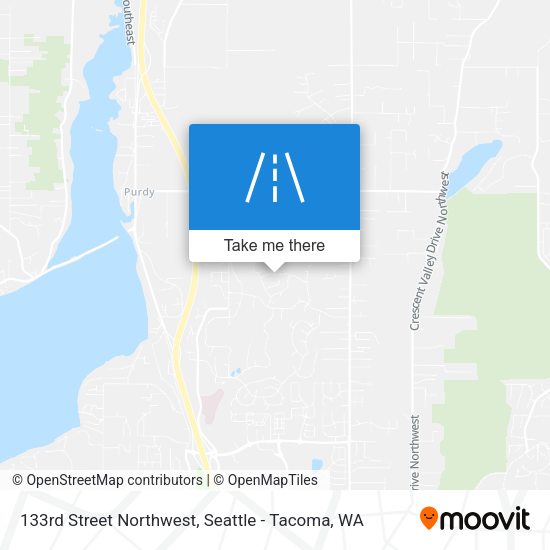 Mapa de 133rd Street Northwest