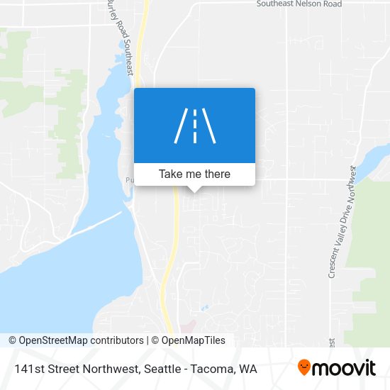 141st Street Northwest map