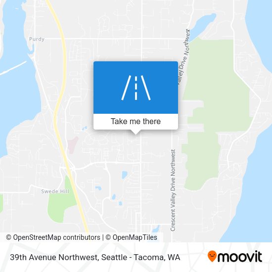 Mapa de 39th Avenue Northwest